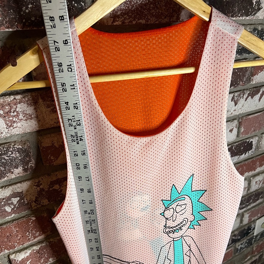 Rick & Morty Steel Reserve Reversible Basketball Mesh Tank top - Picture 7 of 8